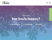 Tablet Screenshot of kunkoululoppuu.fi